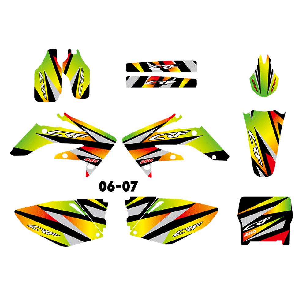 Наклейки для CRF250R CRF250 Off-Road (2004-2009)