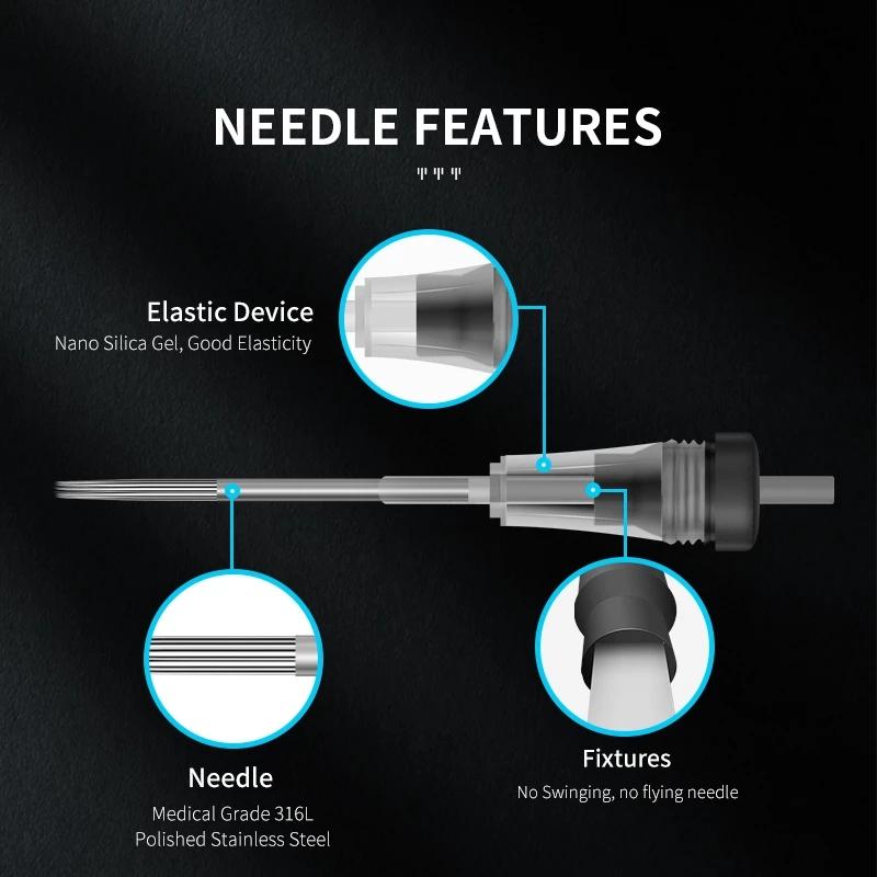 20 шт. иглы для тату-картриджа с изображением пчелы, иглы RL/RS/M1/RM для роторной ручки для татуировки, косметические инструменты