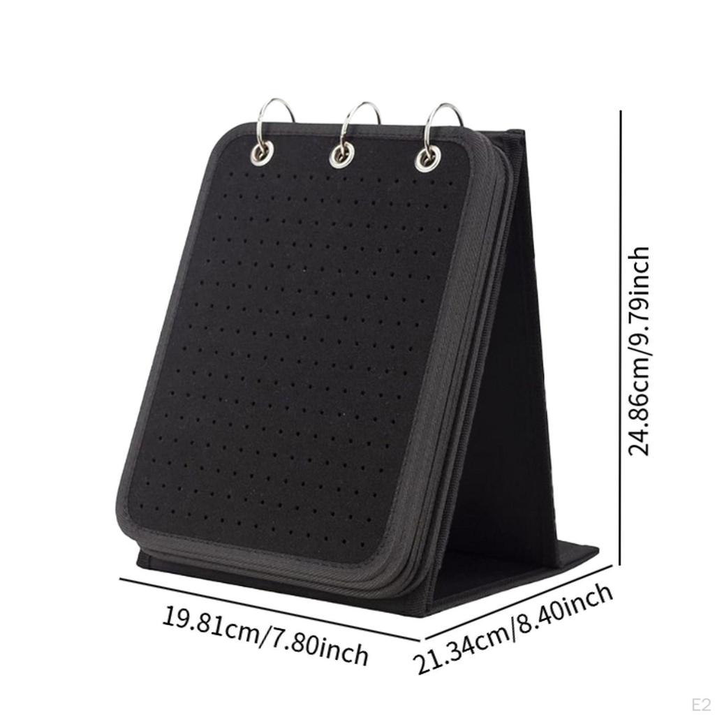 Держатель для булавки, подставка для хранения брошей, эмалированные страницы, портативный, современный