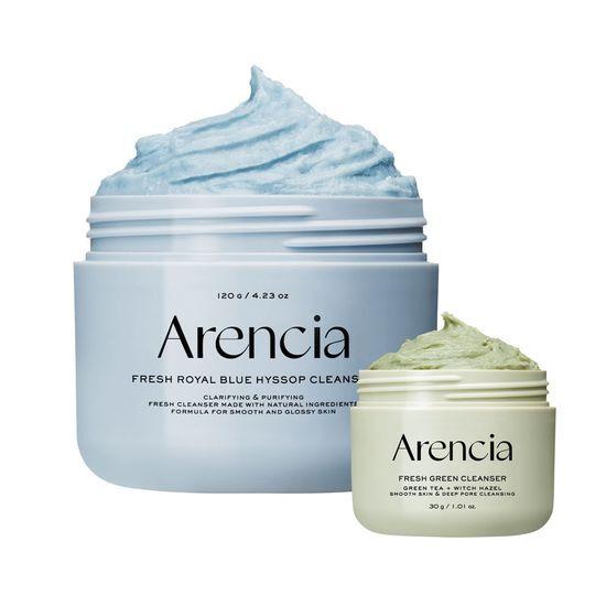 arencia Fresh Royal Blue Hyssop Cleanser 120g (+ Green Cleanser 30g)