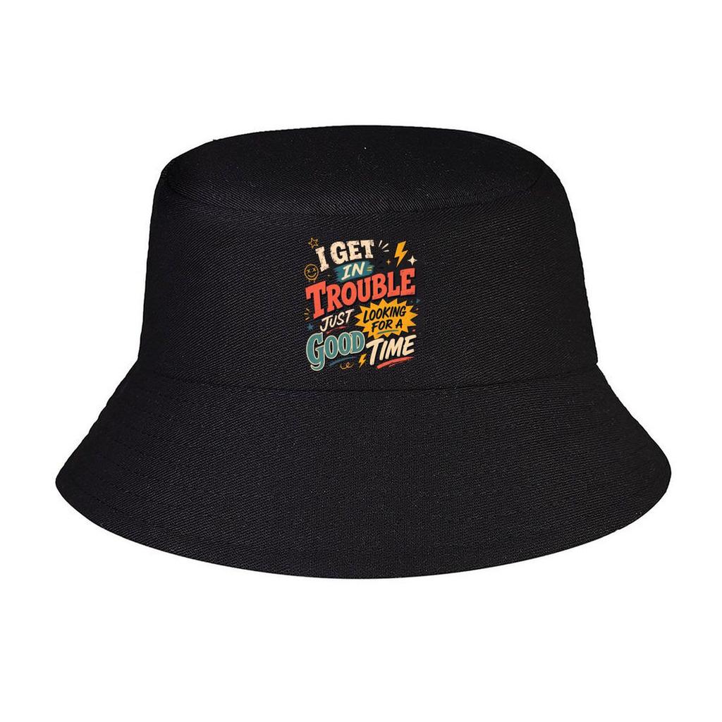 Wild Nights Trouble Quote Typography FisherUnisex Hat Winter Cap