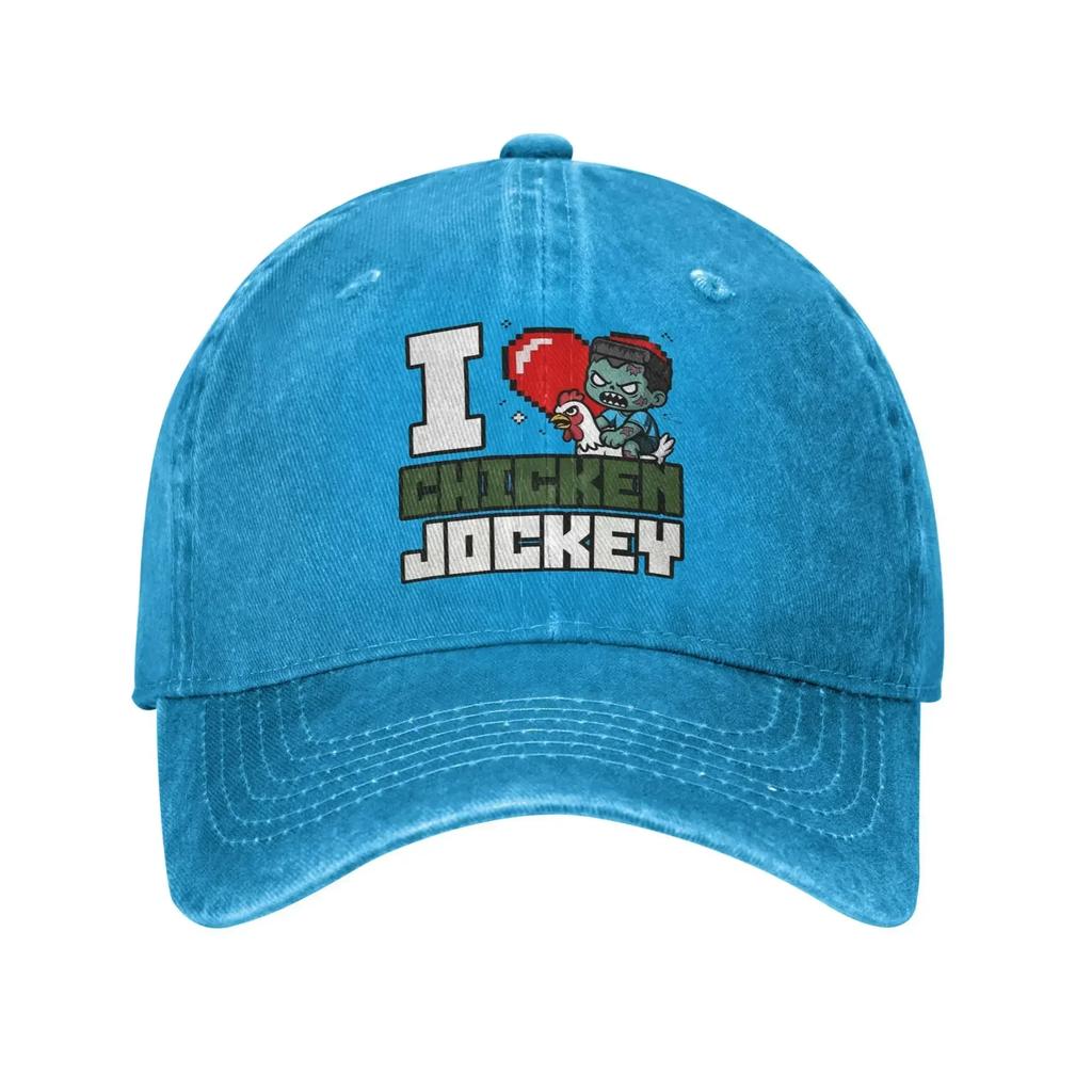 Unisex I Love Chicken Jockey Caps Merch Baseball Cap Fashion Absolute Cinema Movie Trucker Hats Adjustable