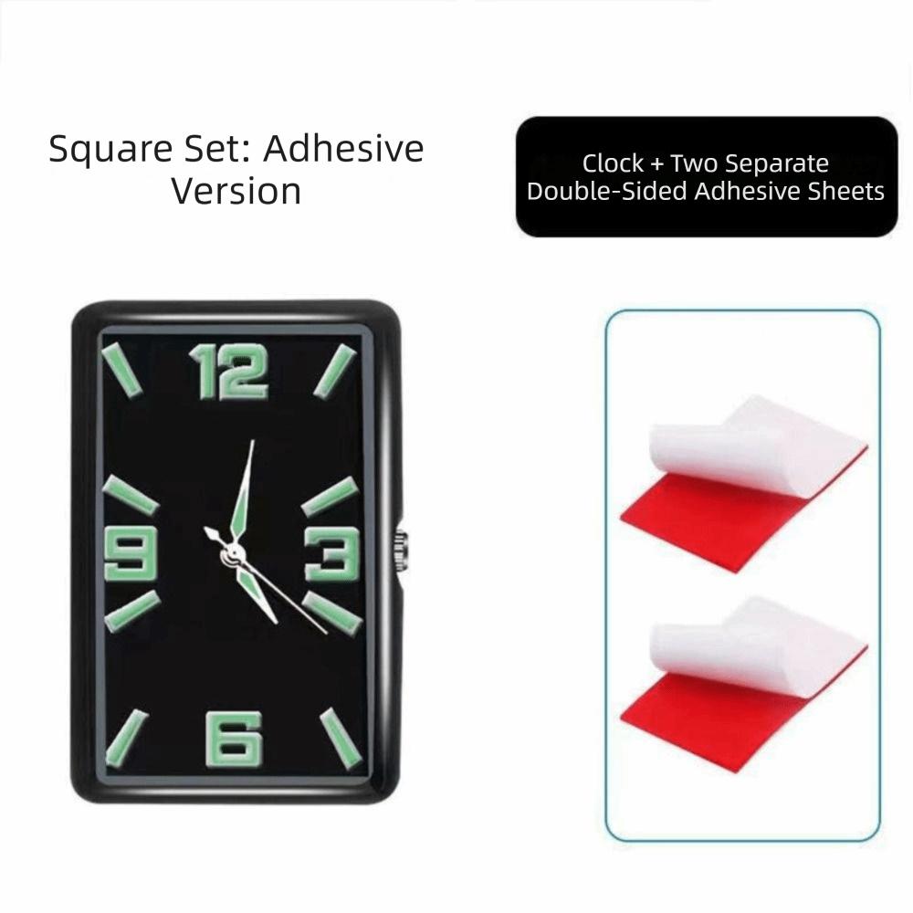 Светящаяся стрелка Часы для автомобиля Легкий дизайн Кварцевые аналоговые часы Автомобильные кварцевые часы Интерьер автомобиля