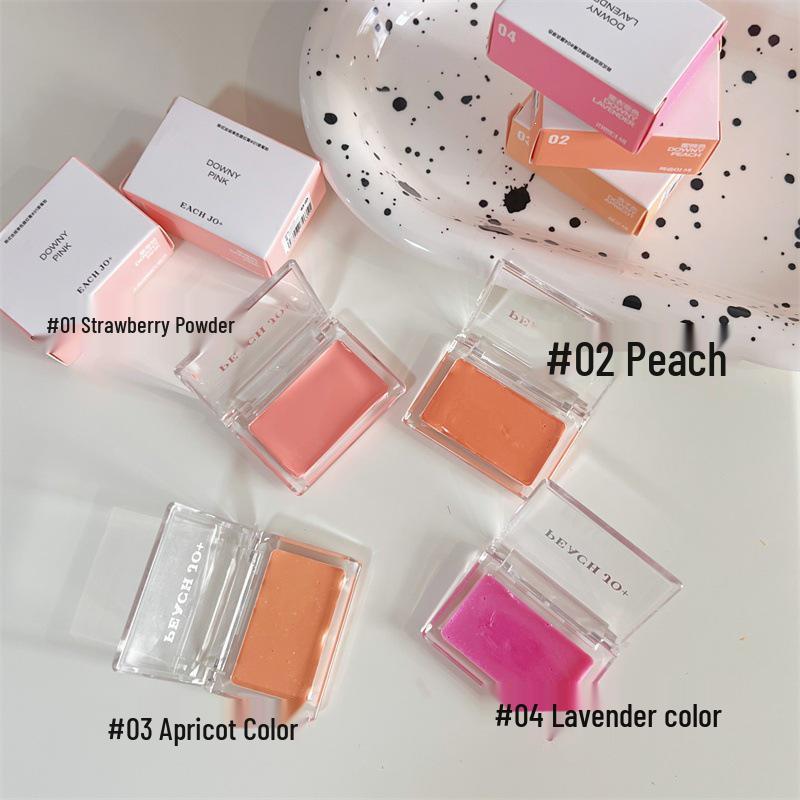 PEACH JO+ Корейская Стиль Монохромная Бархатная Палитра Румян и Хайлайтеров