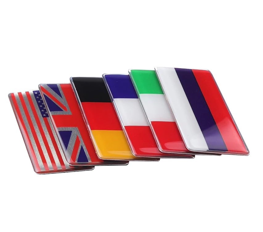 British Flag Stickers 2 Stickers Decal Emblem Aluminum Flagtune Car Motorcycle Mini F54 Clubman