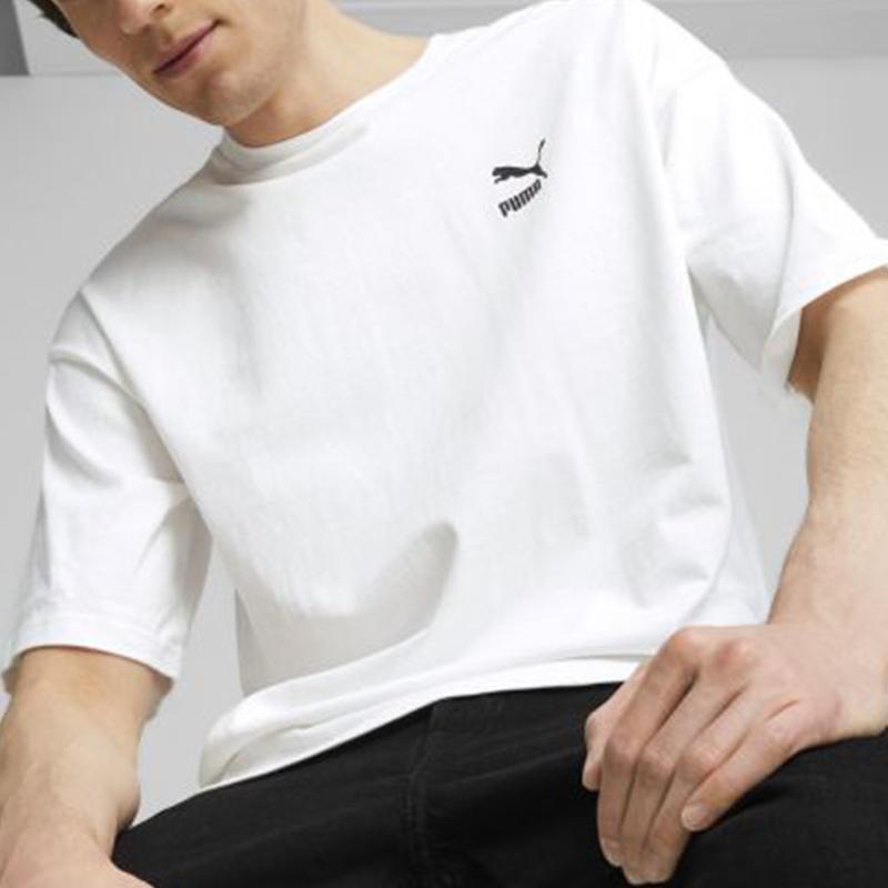 Puma Men' T-Shirt White Crew-Neck 621315 02 2Xl