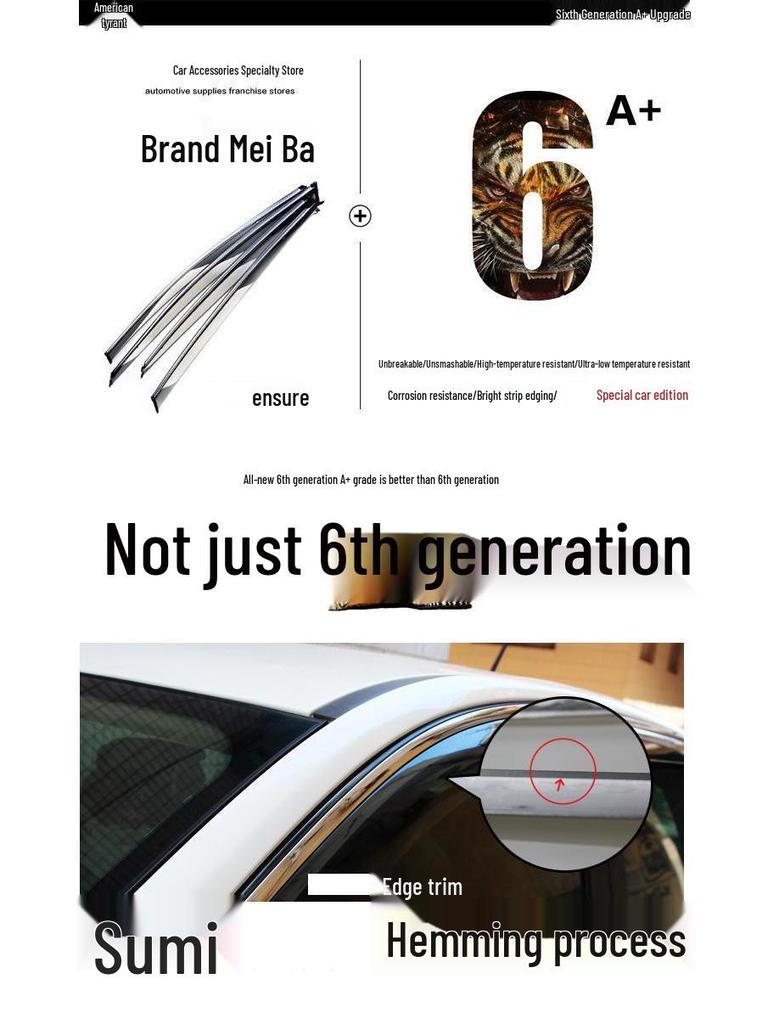 Mitsubishi ASX, Outlander & Pajero Rain and Sun Visor Shield