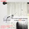 2pcs, plane printing Popular Curtain Panels golf Versatile Polyester Fabric (without rod) Decorations For Home Perfect for