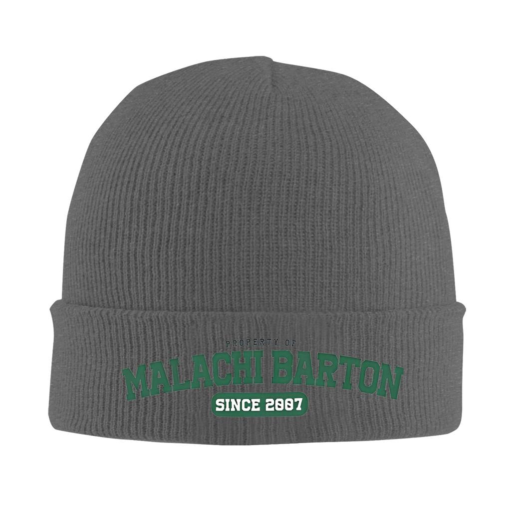 Malachi Barton Knitted Hat Beanie Hats Hippie Elastic Unisex Adult Bonnet Hats Autumn Winter Graphic Vintage Caps Gift Idea