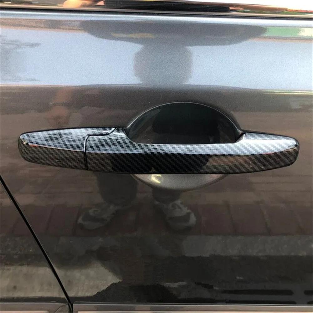 1 комплект накладок на ручки дверей автомобиля под карбон, новые для Honda Pilot 2009-2015