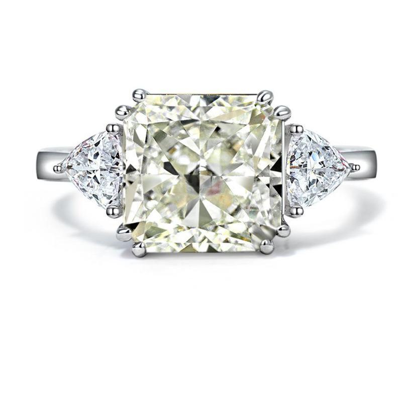 Gica Gema 100% 925 Sterling Silver Zircon Gemstone Wedding Engagement Ring For Women Fine Jewelry Gifts