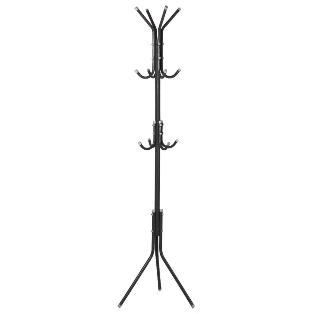 Coat Clothes Stand Multi Hook Metal Coat Hat Rack Tree Stand Clothes Bag Hanger Organizer for Home Bedroom Coat Hat Tree Stand