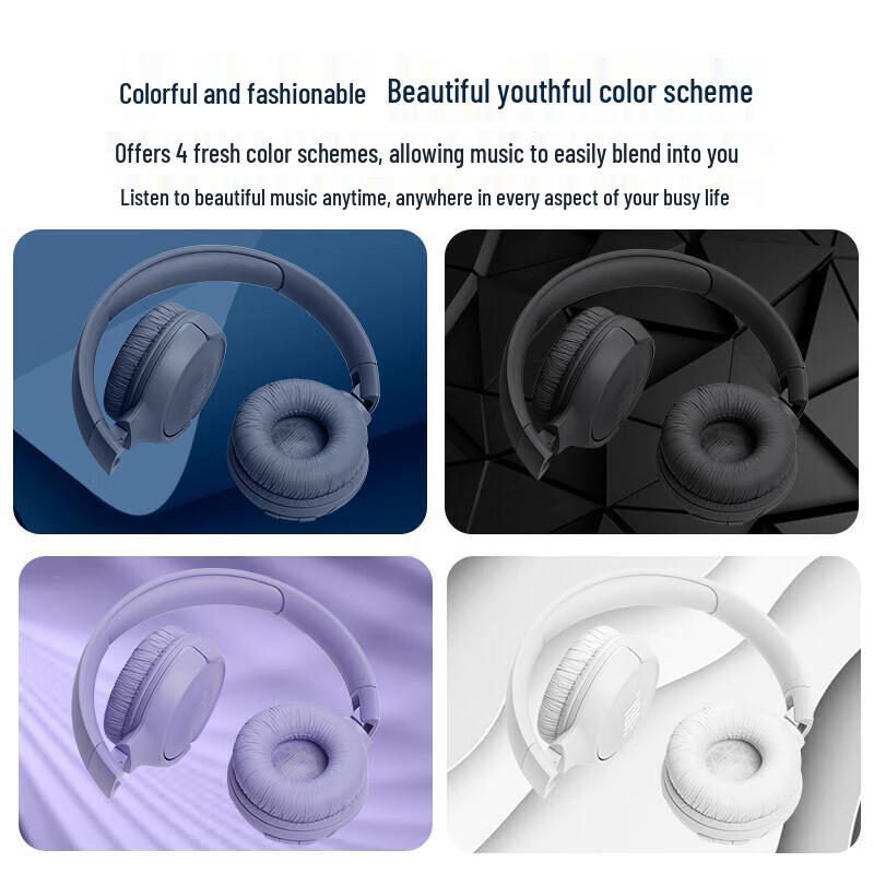 JBL TUNE 520BT Wireless On-Ear Headphones