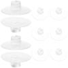 12 Pcs Cable Clips Fixing Suction Cup Clamp Light Holders for Windows Cord Organizer Fairy Lights Glass Wire