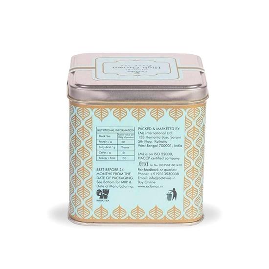 Octavius Nilgiri Highgrown Whole Leaf South Indian Orthodox Black Tea | Среднетелый, мягкий, мягкий вкус | 100 грамм (50 чашек)