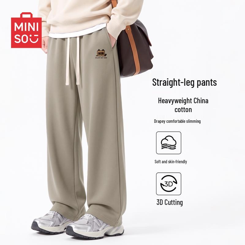 MINISO Youth Casual Loose-Fit Straight Leg Sweatpants