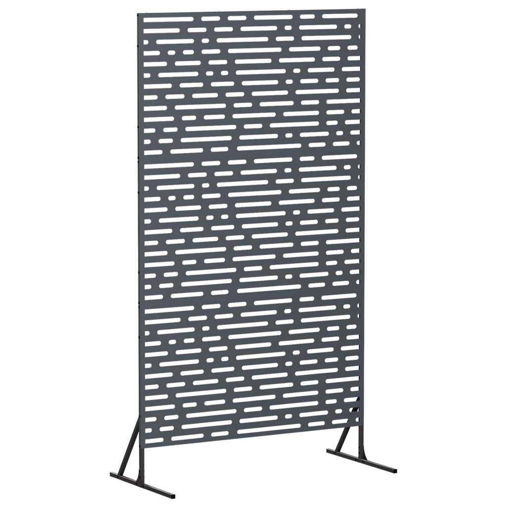 Privacy Screen 100 x 50 x 180 cm Steel Anthracite
