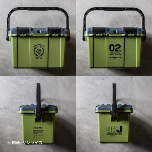 Plex Mobile Suit Gundam Toolbox 17L Zeon Principality Model Zaku Light Green
