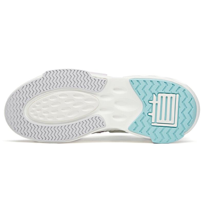 ANTA Badao Mid 'White Blue Purple' Women's Sneakers 122128084-3