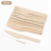 Disposable Wooden Spoon Fork Knife Cutlery Set Rustic Wedding Birthday Party Tableware Decoration Supplies Dessert Cake Scoop