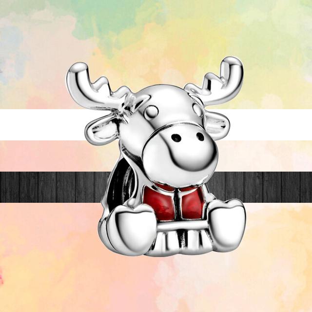 Новый стиль животных Lucky Cat Собака Панда Медведь Лев Змея Кролик Бусины «сделай сам» подходят оригинальные модные подвески Серебряный цвет Браслеты Ювелирные изделия