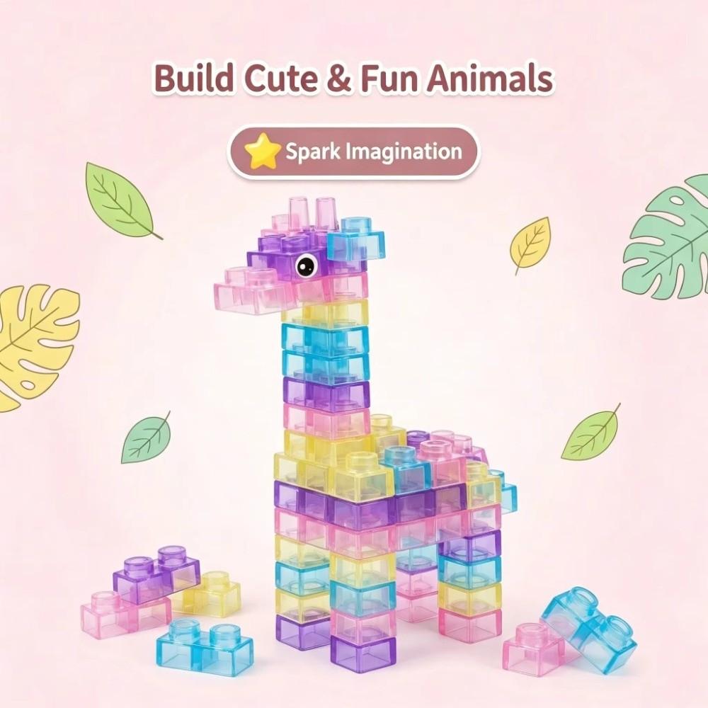 Rubber Jelly Building Blocks Flexible Soft Jelly Blocks Squishy Building Blocks Kids Gift