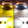 1PC Car LED Lamps H11 H8 LED Bulbs HB4 Led HB3 9006 9005 P13W Yellow Amber White 1200Lm 12V Car Driving Lamp Replace Lights