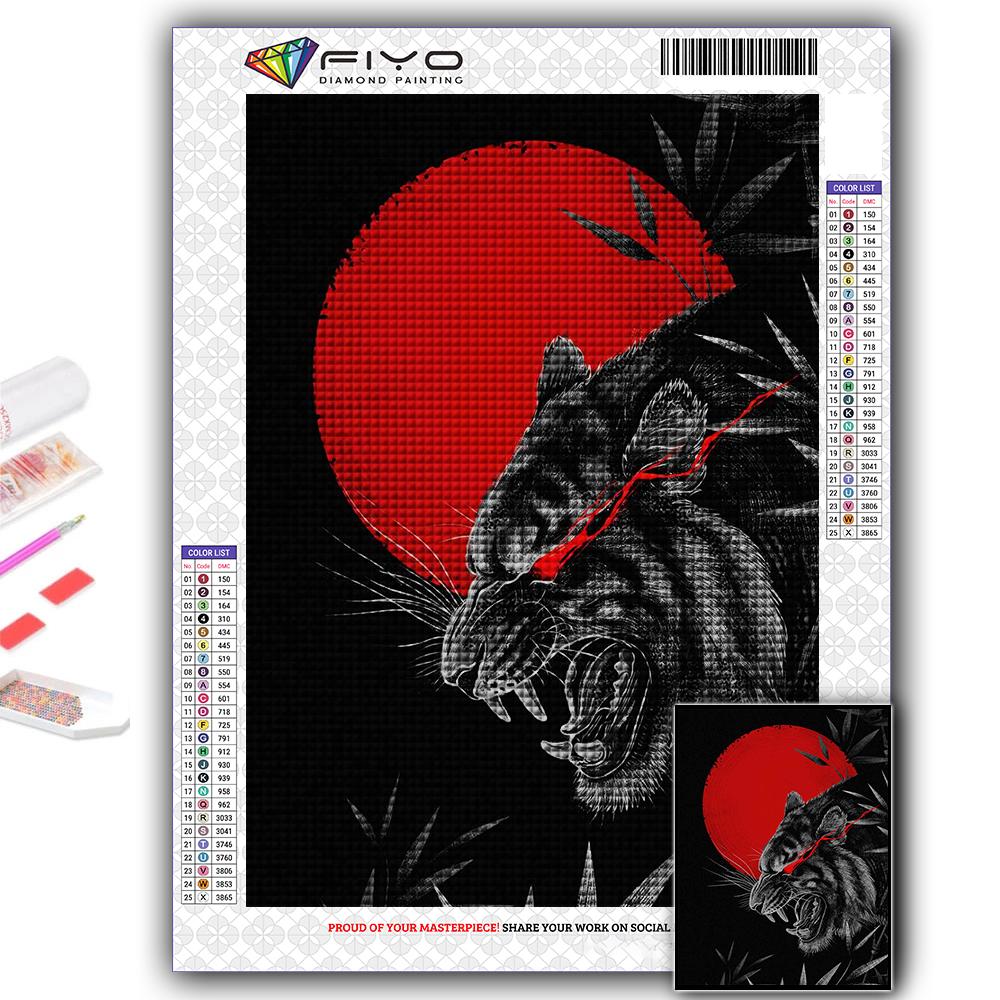 DIY 5D алмазная живопись свирепые животные набор для вышивки крестом полная дрель вышивка мозаика художественная картина стразы подарок