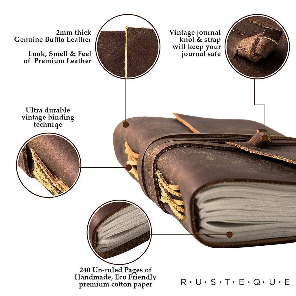 Handmade Leather Diary (Vintage Journal)