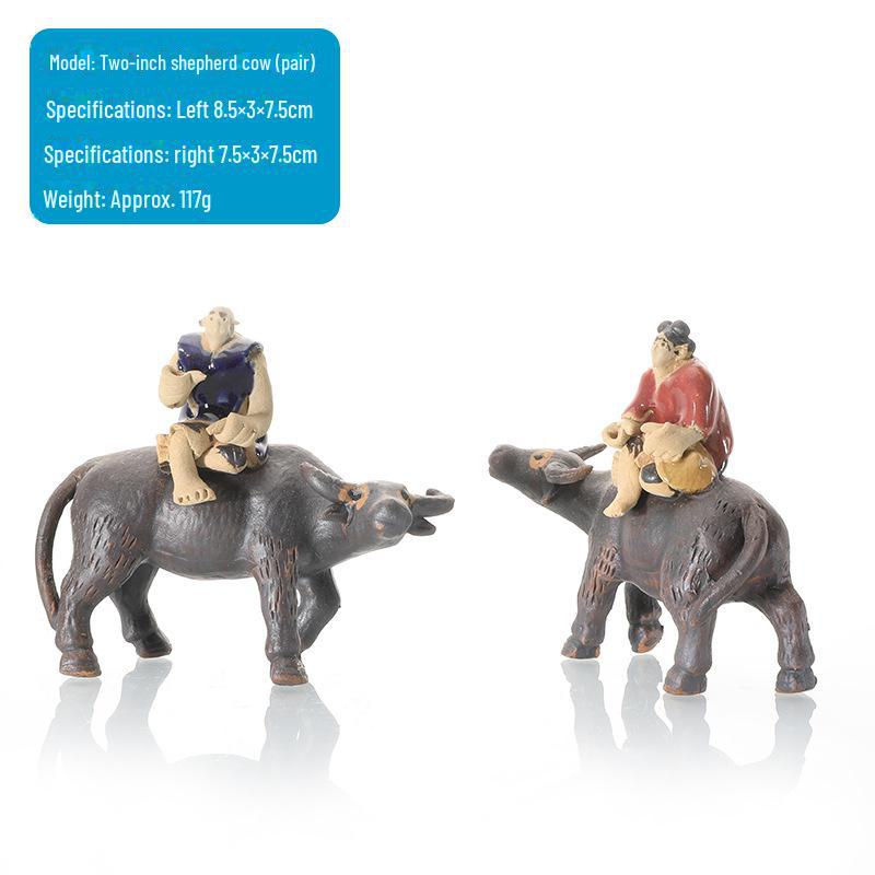 Украшение для аквариума Керамические фигурки животных: Утка, Корова, Журавль, Мандаринка