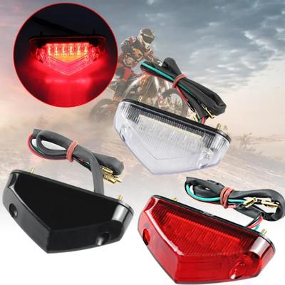 DC 12V 12 LED Стоп-сигнал Задний фонарь Указатели поворота Лампа Мотоцикл Квадроцикл Внедорожник Универсальный Мотоцикл