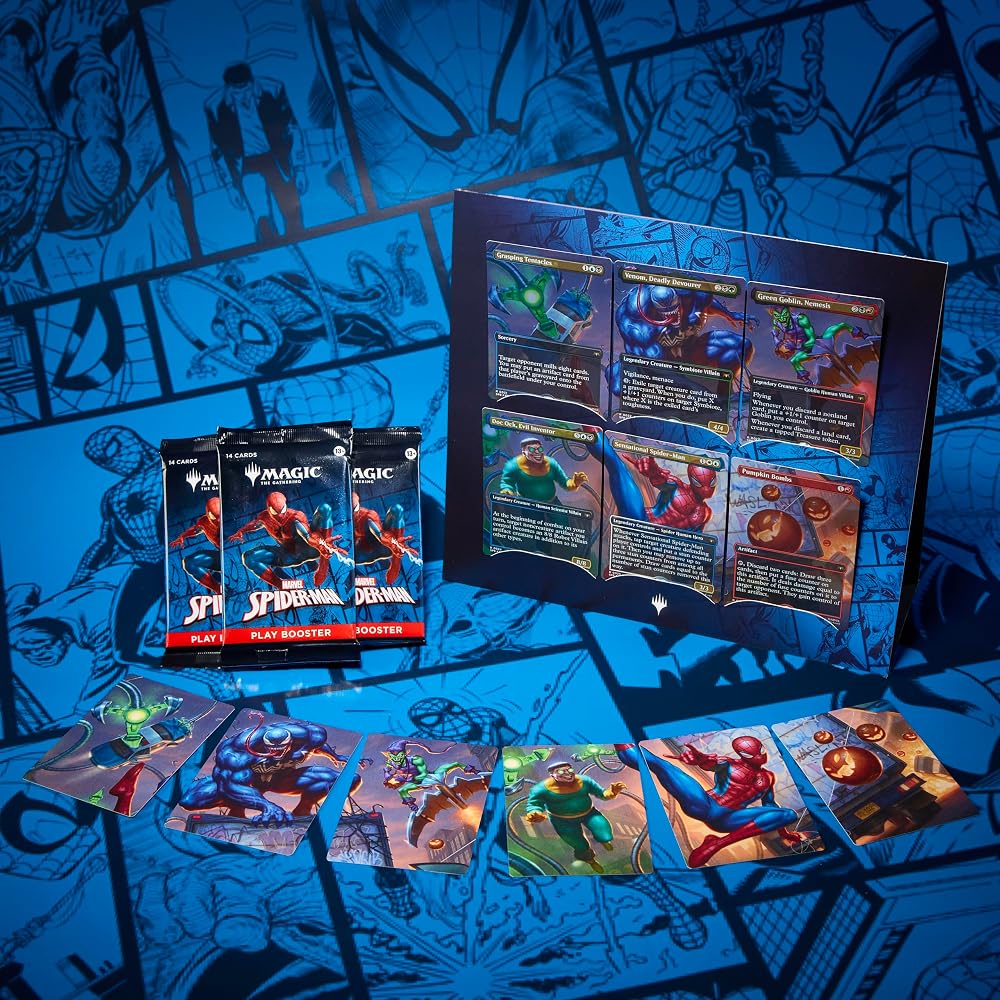 Магия: Сбор Marvel Человек-паук Сценарная Коробка Английский MTG Трека Wizards of the Coast SPM D4531...