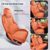 Ideal i8 Suede Saddle Pads: Custom-fit for Six-Seat, Fully Enclosed, Perforated, Breathable Car Seats.