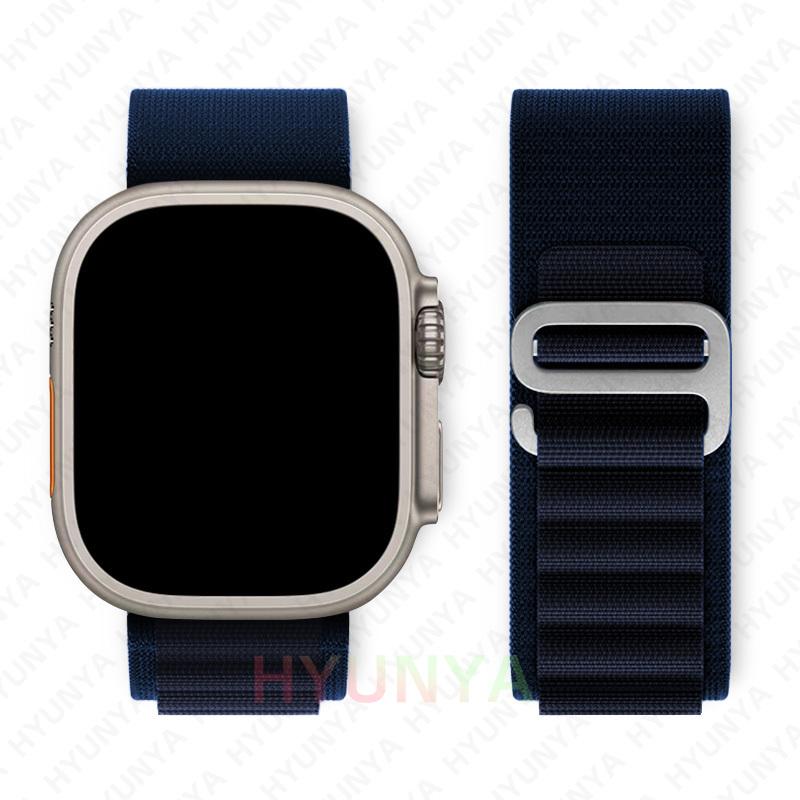 Альпийский ремешок для Apple Watch Band Series 10 9 8 7 SE Ultra 2 41мм 42мм 45мм 46мм 49мм 40мм 44мм IWatch Correa Ремешок Браслет