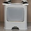 Totally Closed Anti-Splash Cat Litter Box Extra Large Drawer Type Detachable Odor Removal Household Cat Toilet Sandbox Daily Use