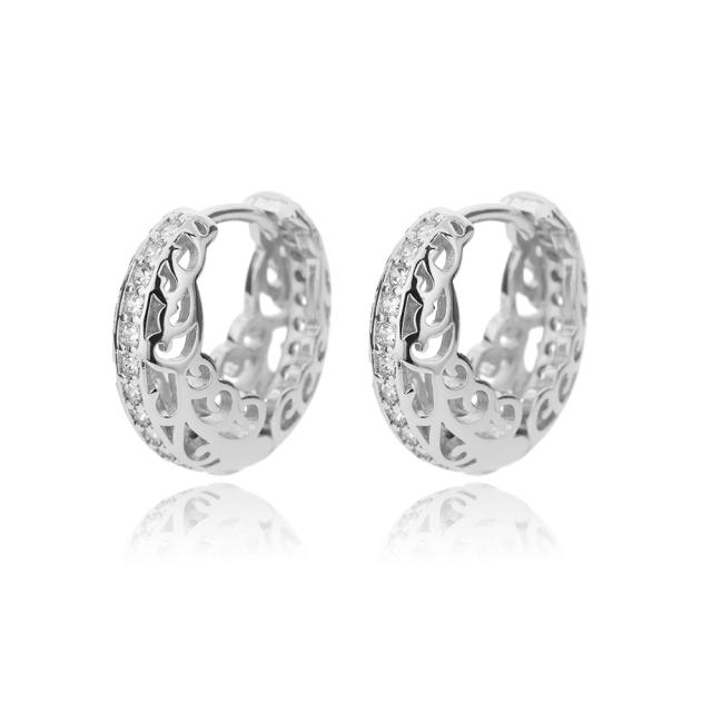 Квадратные круглые серьги-кольца для женщин из нержавеющей стали с блестящим кубическим цирконием, трендовые украшения для вечеринок, подарок для пары Brinco