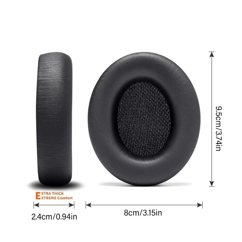 1Pair Ear Pads Earcups for Studio Pro Headsets Earpads Ear Cushions Noise Isolation Ear Cup Ear Cover Replacement