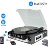 Digitnow! Проигрыватель виниловых пластинок Bluetooth Проигрыватель, кассета, радио и вспомогательный вход с USB-портом и SD-кодированием - Теле...