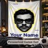 Personalized Wall Tapestry,Harry Styles Custom Printed Name, Fabric Wall Art For Indoor Room Backdrop