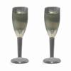 2pcs Dollhouse Champagne Glass Model Miniature Bar Pub Champagne Cup Toy AccessoryChampagne Glass