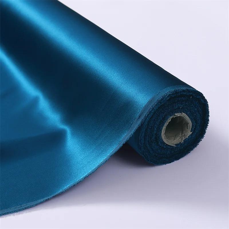 22 Момме 100% чистый шелк тутового шелкопряда ткани шармез текстильная вышивка одежда простая атласная шелковая ткань 100x114 см