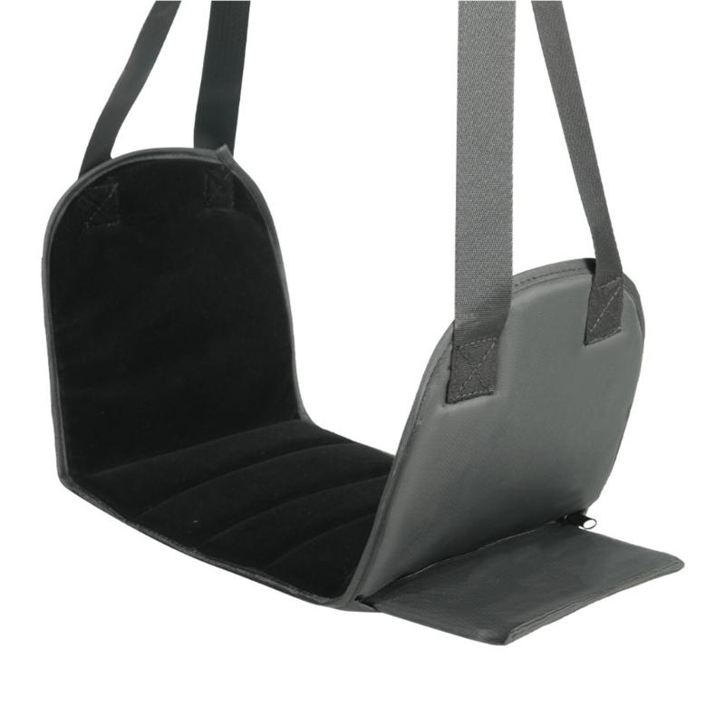 Airline Foot Support Adjustable Strap High Strength Frame Removable Washable Pad