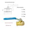 Ningbo Copper Ball Valve: 216/218 Tap, Double Female Threaded, Full Copper Switch.