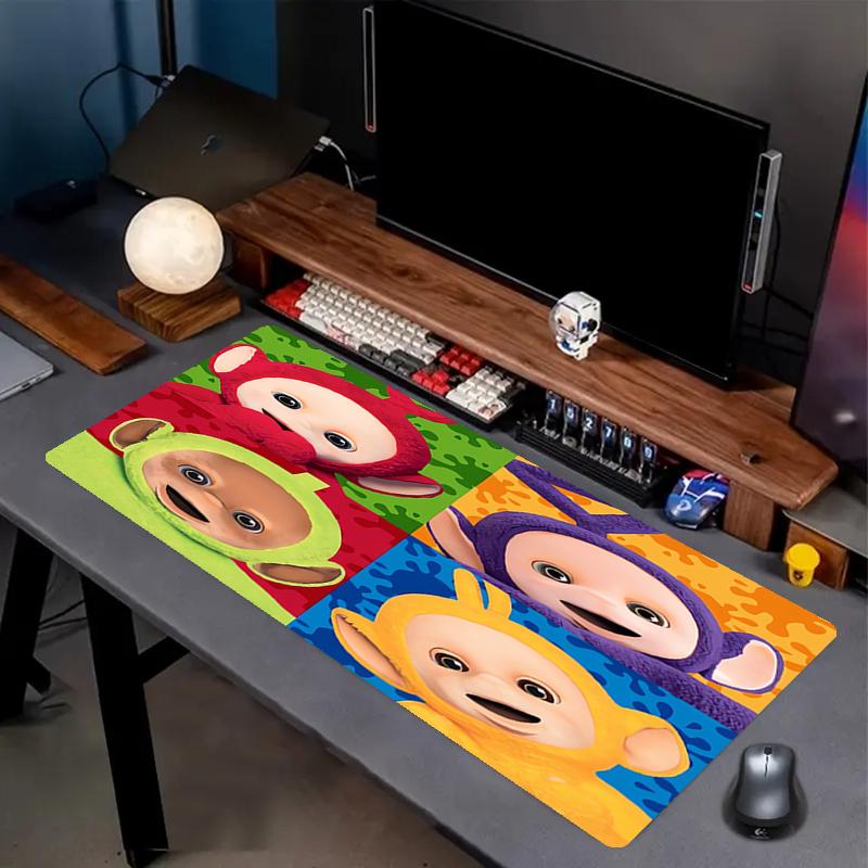 Teletubbies Theme Mouse Pad, Non Slip Rubber Base, Multifunctional Office & Home Decor, Perfect for Workspace Personalization.