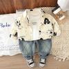 Kids Casual Long-Sleeve Set, Comfortable Daily Wear Outfits