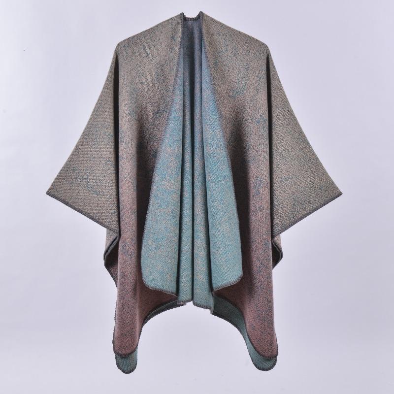 AEC Hand-sewn Edge Thickened and Lengthened Open Hot-selling Cape Air Conditioner Warm Decorative Shawl Scarf
