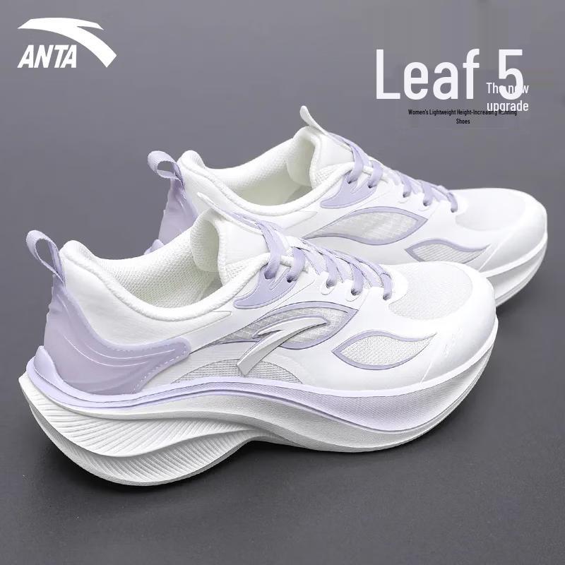 Anta Женские кроссовки для бега Leaf 5 на толстой подошве