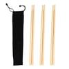 3 Pairs 5A Drumstick Sturdy Solid Wood Anti Slip Comfortable Grip Drum Stick for Performance