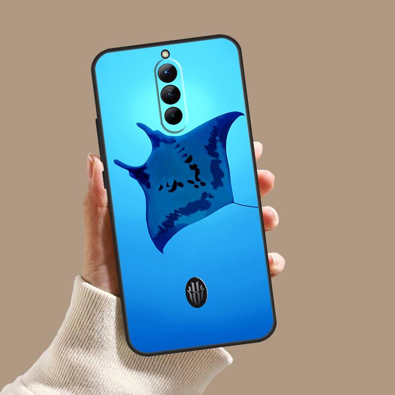 Чехол Animal Manta Ray для ZTE Nubia Red Magic 11 10S 9S 8S 8 9 10 Pro Plus 6 7 6S 7S Pro 5G 6R 10 Air