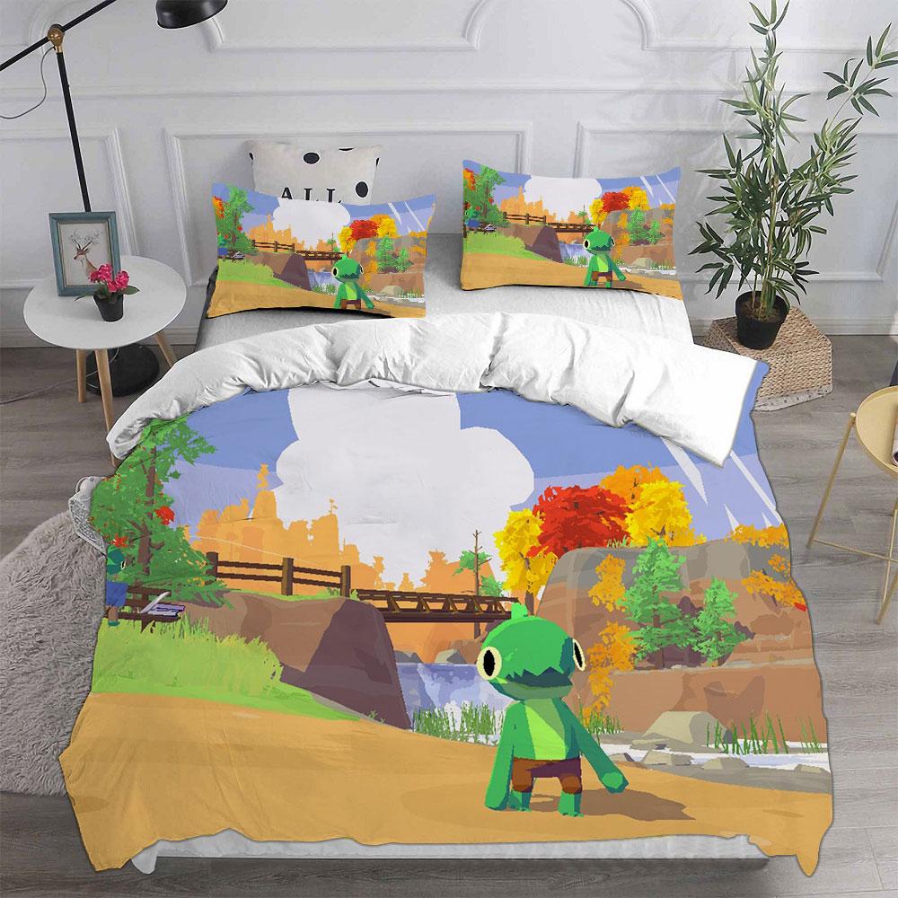 Lil Gator Game Bedding Sets Comforter Quilt Bed Cover Duvet Cover Pillow Case 2-3 Pieces Sets Kids Adult Size